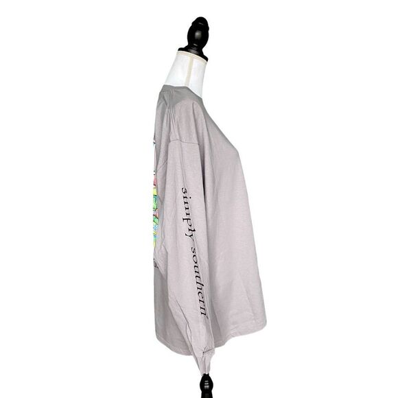 Simply Southern Alabama State Long Sleeve Light Gray Ladies US Size Small - Picture 6 of 8